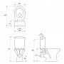 Zestaw WC kompakt z deską Cersanit Zenit K100-211 zdj.2