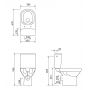 Cersanit City kompakt WC biały K35-036 zdj.2