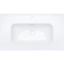 Deante Tubo umywalka 81x46,2 cm prostokątna wpuszczana biała CTU_6U8W zdj.3