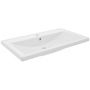 Defra Nanu umywalka 81x46 cm prostokątna meblowa biała 1034 zdj.1