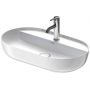 Duravit Luv umywalka 70x40 cm owalna nablatowa biała 0380700000 zdj.1