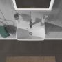Duravit ME by Starck umywalka 45x32 cm ścienna prostokątna biała 0719450000 zdj.5