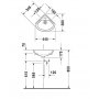 Duravit Duraplus Triberg umywalka narożna 44x38 cm 0794444711 zdj.2