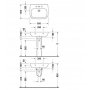 Duravit D-Code umywalka 65 cm ścienna 23106500302 zdj.2