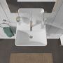 Duravit ME by Starck umywalka 55x44 cm ścienna prostokątna biała 2335550000 zdj.6