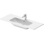 Duravit ME by Starck umywalka 123x49 cm prostokątna ścienna biały półmat 2336123200 zdj.1