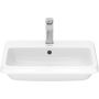 Duravit Qatego umywalka 55x45,5 cm prostokątna wpuszczana biała 2396550027 zdj.4