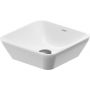 Duravit D-Neo umywalka 40x40 cm kwadratowa nablatowa biała 2397400070 zdj.1