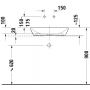 Duravit D-Neo umywalka 60x40 cm prostokątna nablatowa biała 2397600070 zdj.5