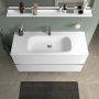 Duravit Sivida umywalka 122x48,5 cm prostokątna meblowa biała 2650033200 zdj.3