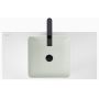 Duravit Sivida umywalka 40x40 cm kwadratowa nablatowa biała-zielona 266001FG00 zdj.3