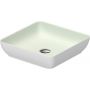 Duravit Sivida umywalka 40x40 cm kwadratowa nablatowa biała-zielona 266001FG00 zdj.1