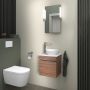 Duravit Sivida umywalka 30x30 cm okrągła nablatowa biała 2660023200 zdj.3