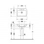 Duravit PuraVida umywalka 60x46,5 cm ścienna 2701600000 zdj.2
