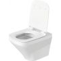 Zestaw Duravit DuraStyle miska WC wisząca Rimless WonderGliss z deską wolnoopadającą 45510900A11 zdj.4