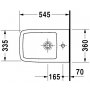 Duravit PuraVida bidet wiszący 2247150000 zdj.2