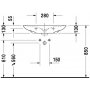 Duravit PuraVida umywalka 70x50 cm ścienna 2700700000 zdj.3