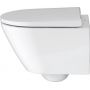 Zestaw Duravit D-Neo Compact miska WC wisząca Rimless WonderGliss z deską wolnoopadającą biała (25880900001, 0021690000) zdj.7