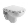 Zestaw Duravit D-Code miska WC wisząca z deską wolnoopadającą białą (22110900002, 0067390000) zdj.1