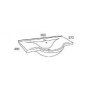 Umywalka meblowa ceramiczna 65 x 49 cm Verona 65 145765 zdj.2