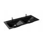 Elita Vetro umywalka 120 cm meblowa szklana czarna 145950 zdj.1