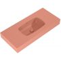 Elita Dimple umywalka 100,8x46 cm ścienna prostokątna terra pink mat 168867 zdj.1