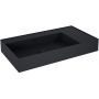 Elita Level umywalka 80,5x45,5 cm prostokątna ścienna lewa black matt RE041461177160 zdj.1