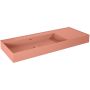 Elita Level umywalka 120,5x45,5 cm prostokątna ścienna lewa terra pink matt RE041461196600 zdj.1