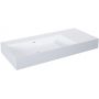 Elita Level umywalka 100,5x45,5 cm prostokątna ścienna lewa white/stone matt RE041461226040 zdj.1