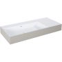 Elita Level umywalka 100,5x45,5 cm prostokątna ścienna lewa white/fume matt RE041461226190 zdj.1