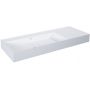 Elita Level umywalka 120,5x45,5 cm prostokątna ścienna lewa white/stone matt RE041461236040 zdj.1