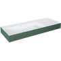 Elita Level umywalka 120,5x45,5 cm prostokątna ścienna lewa white/forest green mat RE041461236200 zdj.1