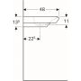 Geberit myDay umywalka 65x48 cm prostokątna biała 125465600 zdj.4