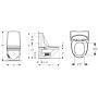Geberit AquaClean urządzenie WC z funkcją higieny intymnej białe-alpin 8000plus 185.100.11.1 zdj.2