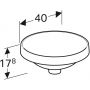 Geberit Variform umywalka 40 cm wpuszczana okrągła KeraTect biała 500.702.00.2 zdj.2