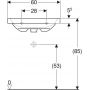 Geberit iCon Light umywalka 60x42 cm meblowa biała 501.841.00.3 zdj.3