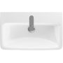 Geberit Selnova Compact umywalka 65x40 cm ścienna prostokątna biała 501.890.00.7 zdj.3