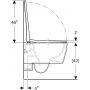 Geberit iCon miska WC wisząca bez kołnierza biały połysk z deską wolnoopadającą 503.232.00.1 zdj.2