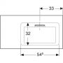 Geberit One umywalka 90x48 cm meblowa prostokątna KeraTect biała 505.013.00.1 zdj.2