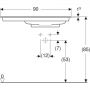 Geberit One umywalka 90x48 cm meblowa prostokątna KeraTect biała 505.013.00.1 zdj.3