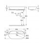 Grohe Essence umywalka 80x40 cm owalna nablatowa biała 103571SH00 zdj.2