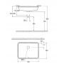 Grohe Cube Ceramic umywalka 50x38 cm prostokątna podblatowa biała 3948000H zdj.2