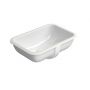 GSI Pura umywalka 50x35 cm prostokątna podblatowa biała 724711 zdj.1