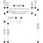 Hansgrohe Xelu Q umywalka 50x48 cm prostokątna ścienna-meblowa biała 60316450 zdj.3