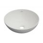 Invena Dokos umywalka 40x40 cm okrągła biała CE-19-001 zdj.1