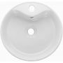 Invena Granada umywalka 41 cm nablatowa okrągła biała CE-44-001 zdj.3