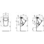 Ideal Standard Eurovit pisuar E375801 zdj.2