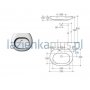 Umywalka nablatowa 45 cm Ideal Standard SimplyU Natural T 0141 01 zdj.2