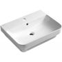Isvea Sott Aqua umywalka 57x44 cm ścienna prostokątna biała 10SQ50057 zdj.1