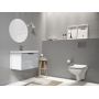 Cersanit Como CleanOn miska WC wisząca z deską wolnoopadającą Slim biała K701-102 zdj.3